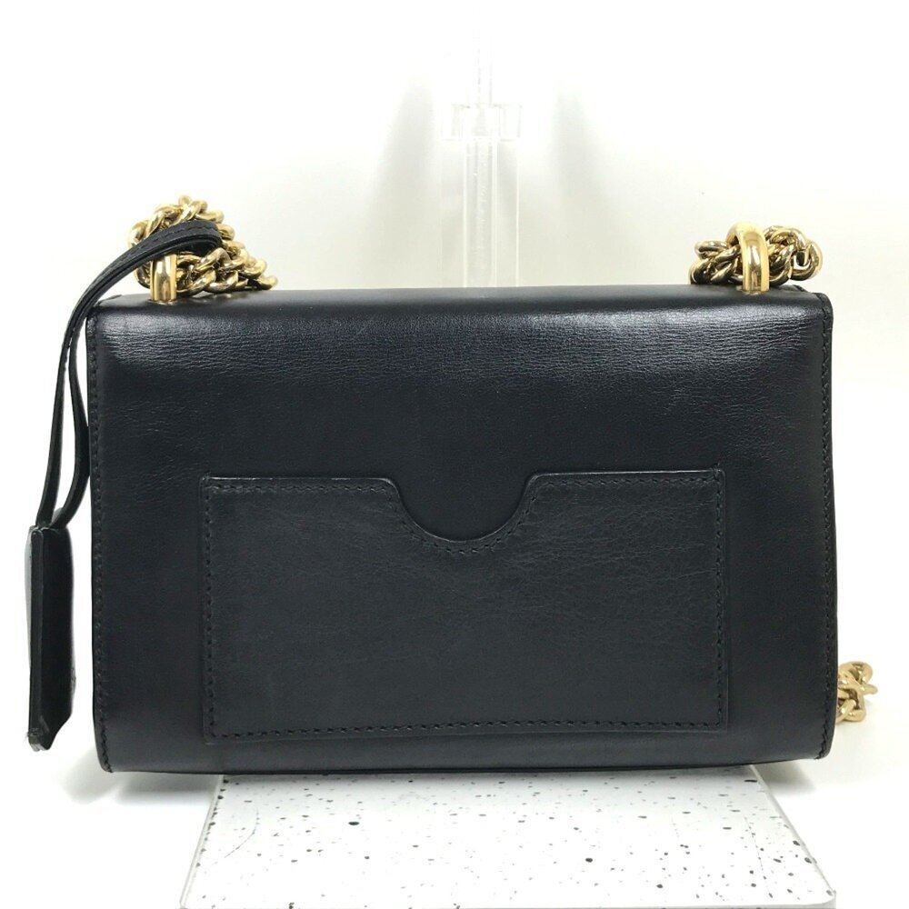 GUCCI Authentic Black Leather Shoulder Bag - Picture 2 of 16